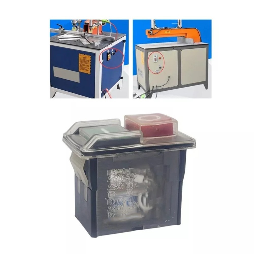 Electromagnetic Pushbutton Switch with Stop Functionality for Machinery