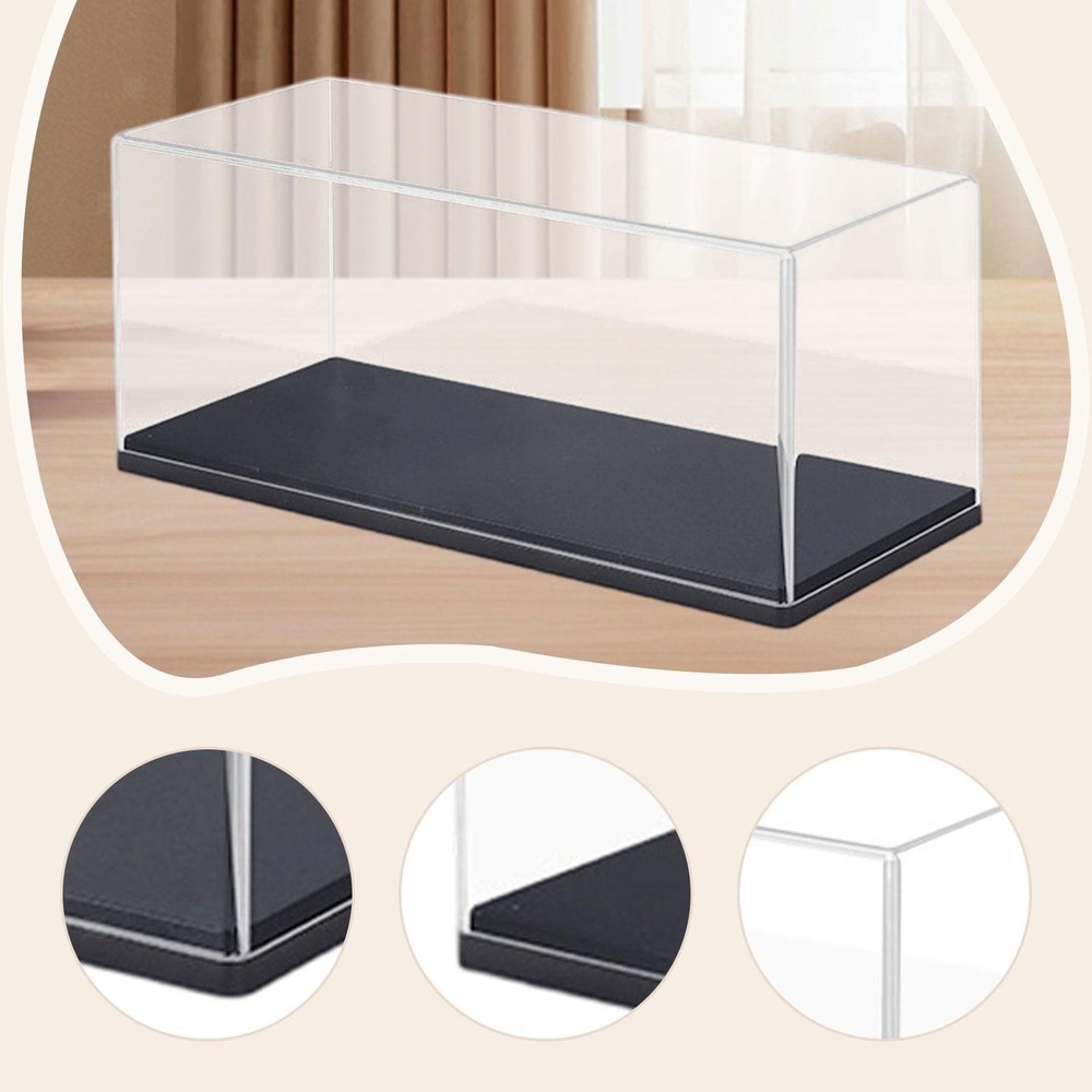 1:43 Model Car Display Case Dustproof Stackable Transparent Toy Car Display Box