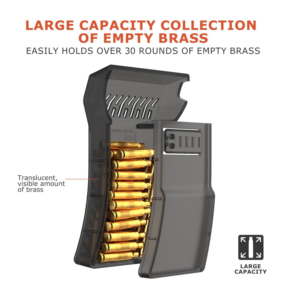 Quick-Release Heat-Resistant Brass Shell Catcher – Universal Rifle Brass Saver