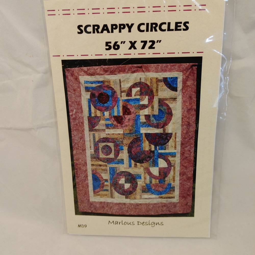 "Scrappy Circles" Quilt Pattern by Marlous Designs