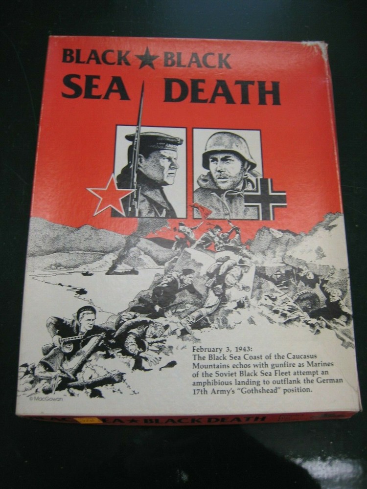 Black Sea Black Death People's War Game Complete 1982