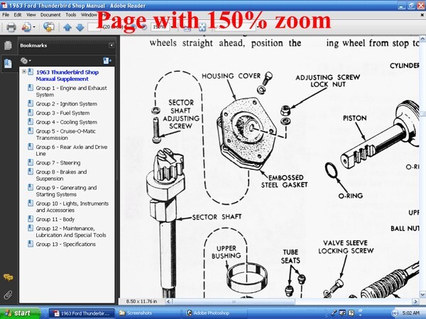 1963 Ford Thunderbird Shop Manual (USB)