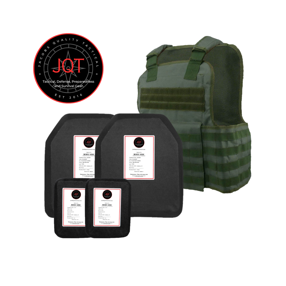 JQT Muircat Level 3+ Polyethene Body Armor Bundle Level III+