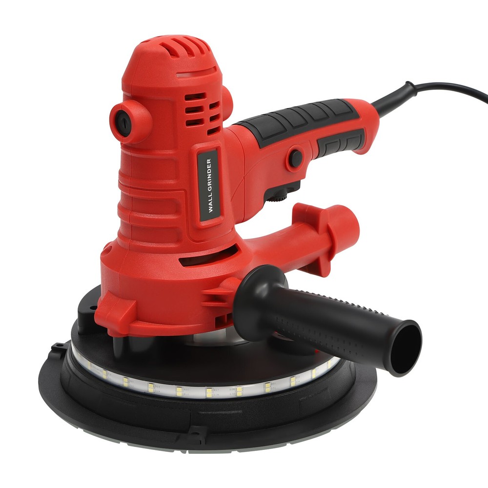 1200W Electric Drywall Sander Variable Speed Sanding Machine W/ LED Light Strip