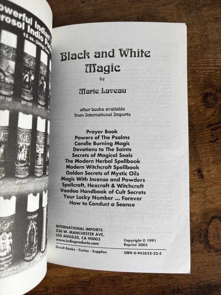 Black & White Magic Marie Laveau.
