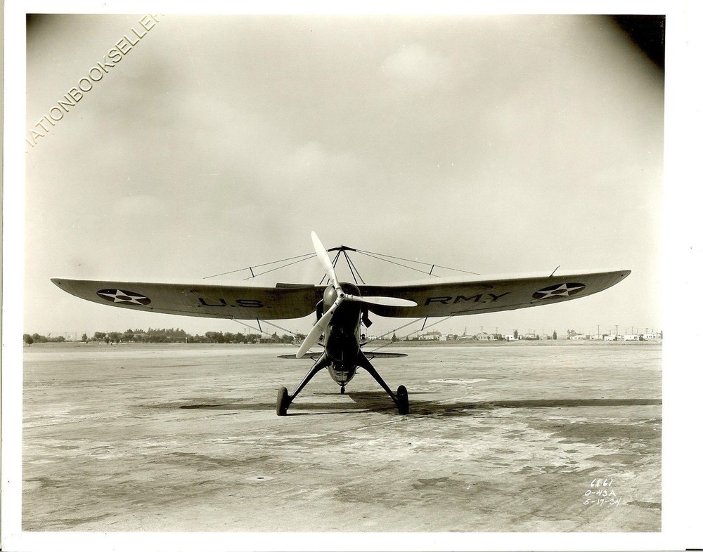 Peanut Scale Model Airplane Plans (FF): Comet Army Douglas Observation 13" RP