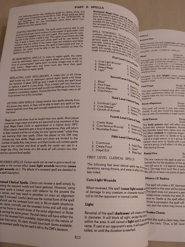 Dungeons & Dragons Reprint of Expert Rulebook