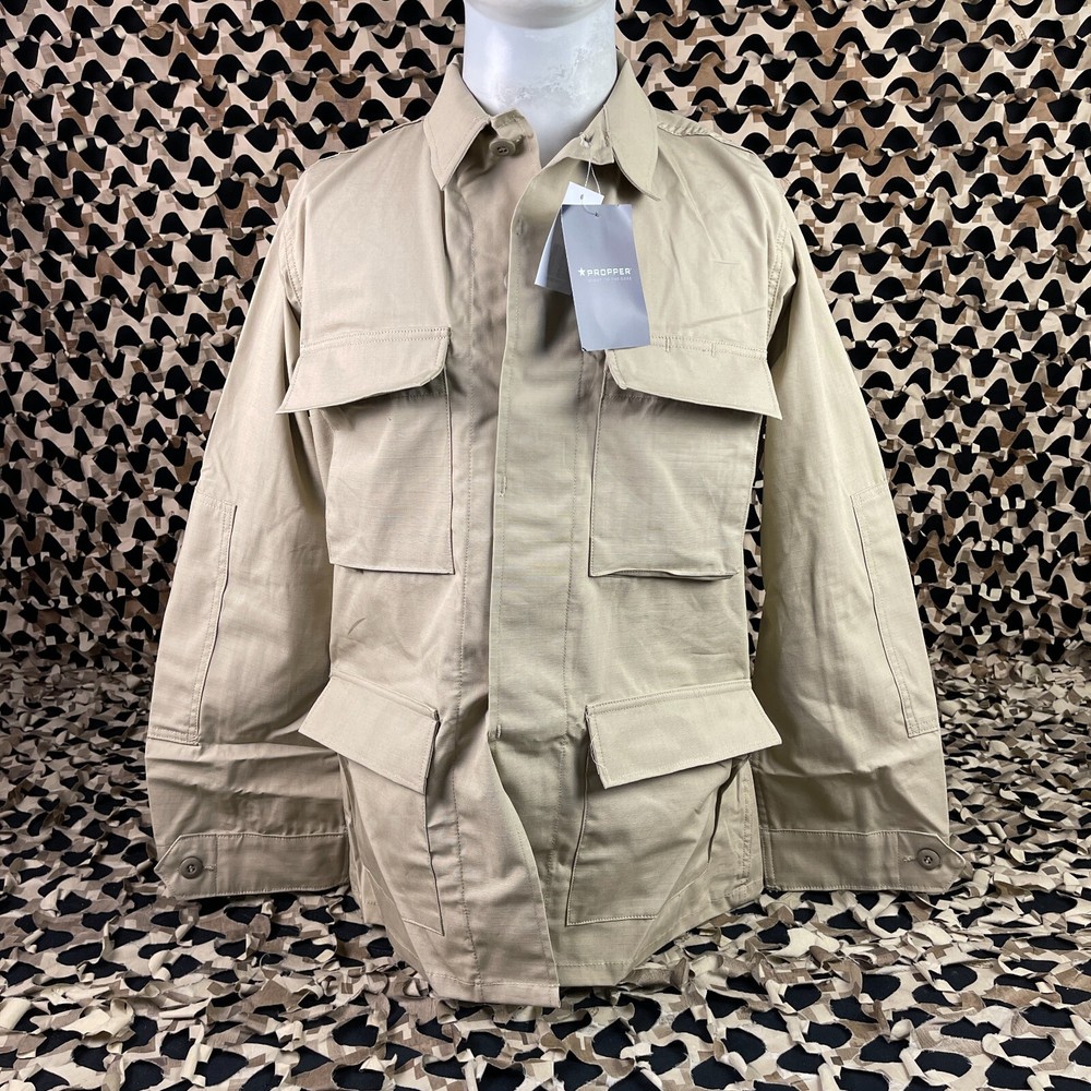 NEW BDU Propper Jacket - Tan - Small Long