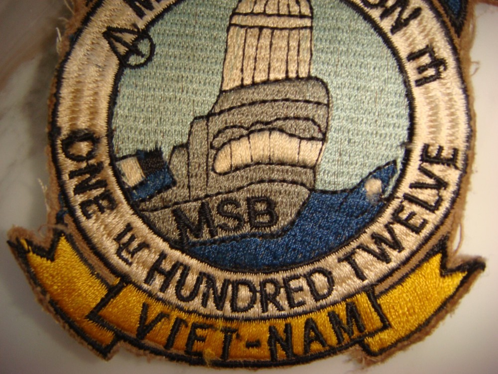 US NAVY MINE DIVISION 112, VIETNAM WAR PATCH
