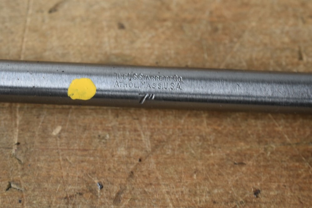 Starrett 7" end measuring rod