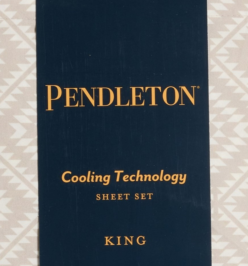 Pendleton Tuscon Peak Cooling Sheet Set (King Size) New w/ Tags