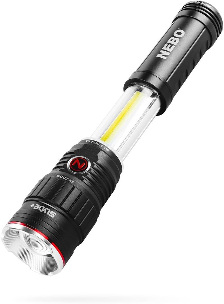SLYDE+ Flashlight (2Nd Gen) | 400 Lumens, 7 Light Modes, Bright COB Work Light &