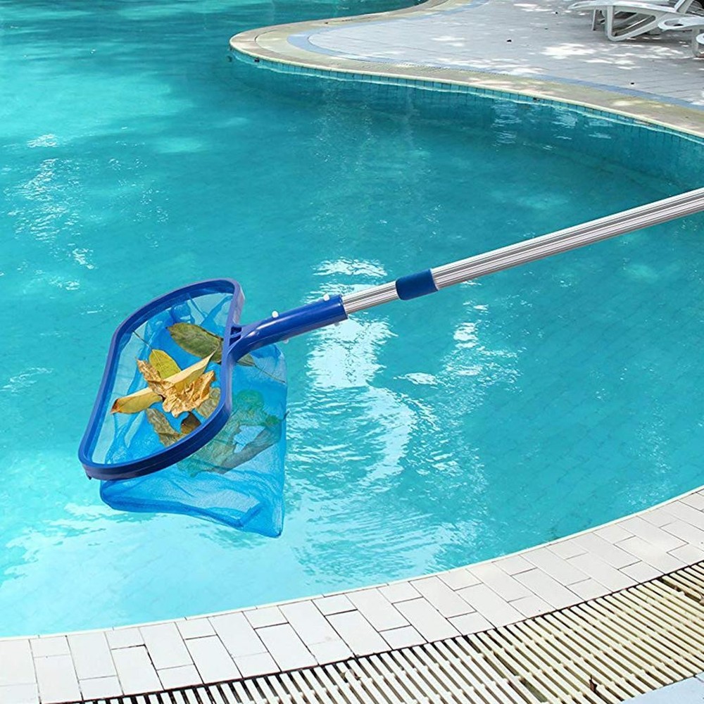 Leaf Skimmer Net with Telescopic Pole Fine Mesh Skimming