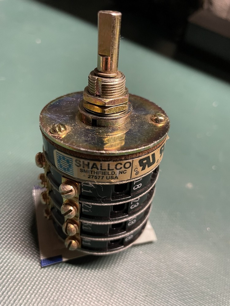 Shallco Rotary Selector Switch 16A1-B-4