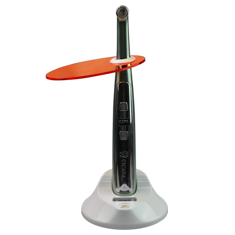 Dental Wireless Curing Light 1 Second Resin Cure LED Lamp Metal Head