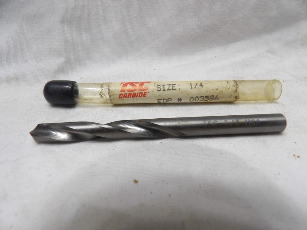 TSC Carbide D33F Solid Carbide Drill Bit 1/4"