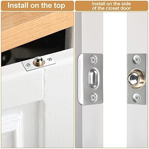 Adjustable Stainless Steel Ball Catch Hardware - 16 Pack