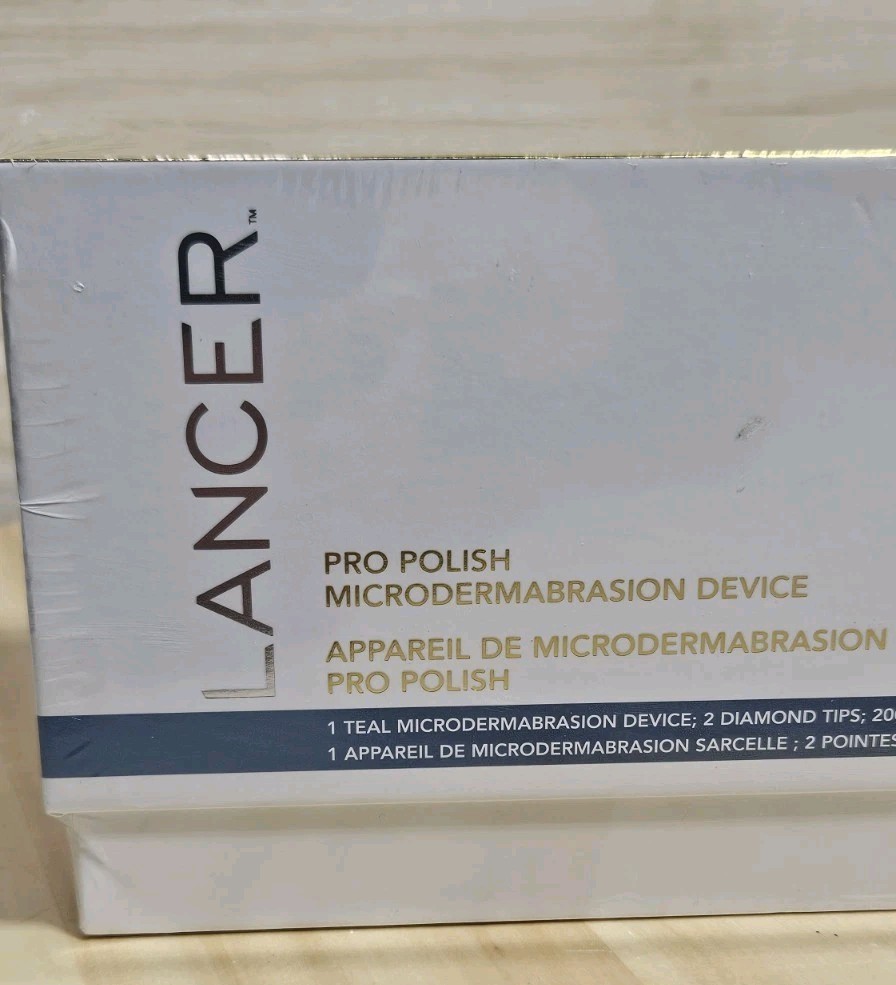 * NEW SEALED * Lancer Pro Polish Microdermabrasion Device Diamond Tip Suction