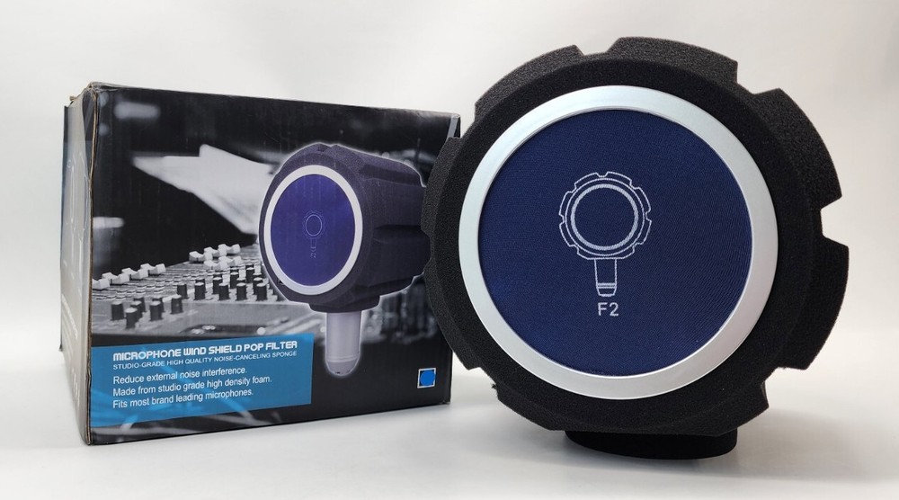 Microphone Wind Shield Pop Filter Studio-Grade High Quality Noise-Cancel Sponge