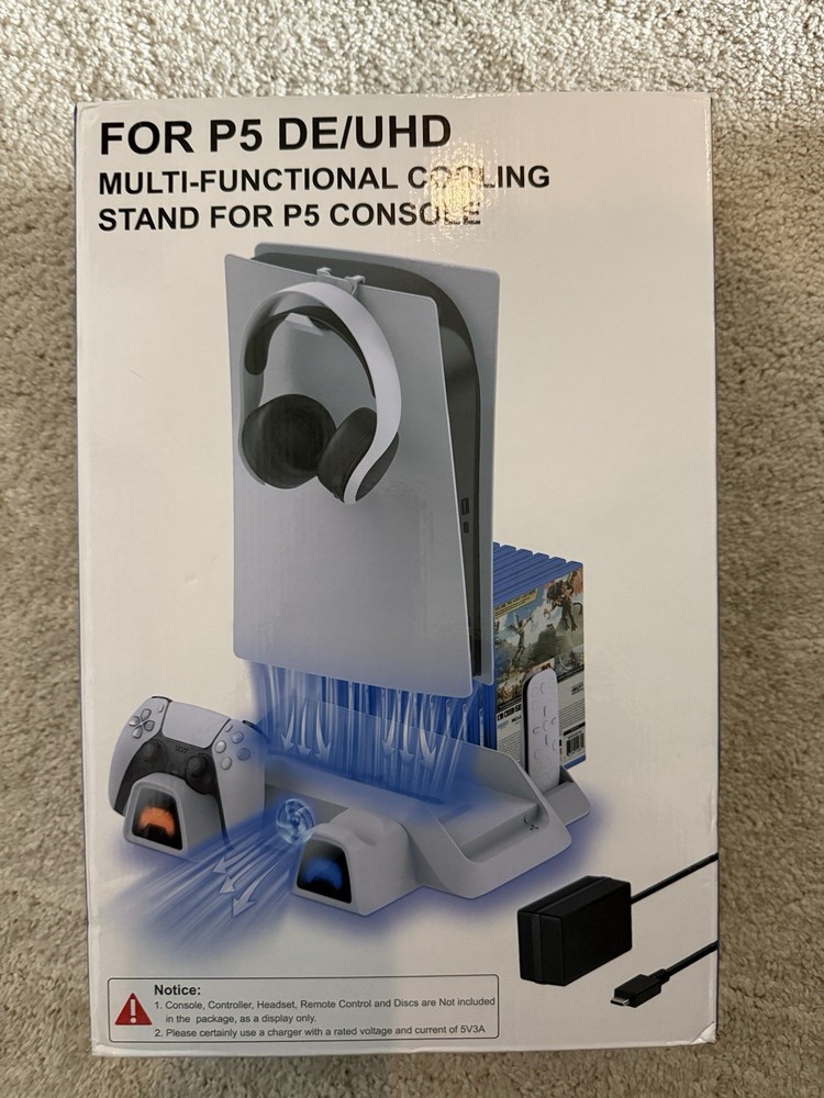 P5 Multi-function Charging Stand With Cooling Fan - Sealed