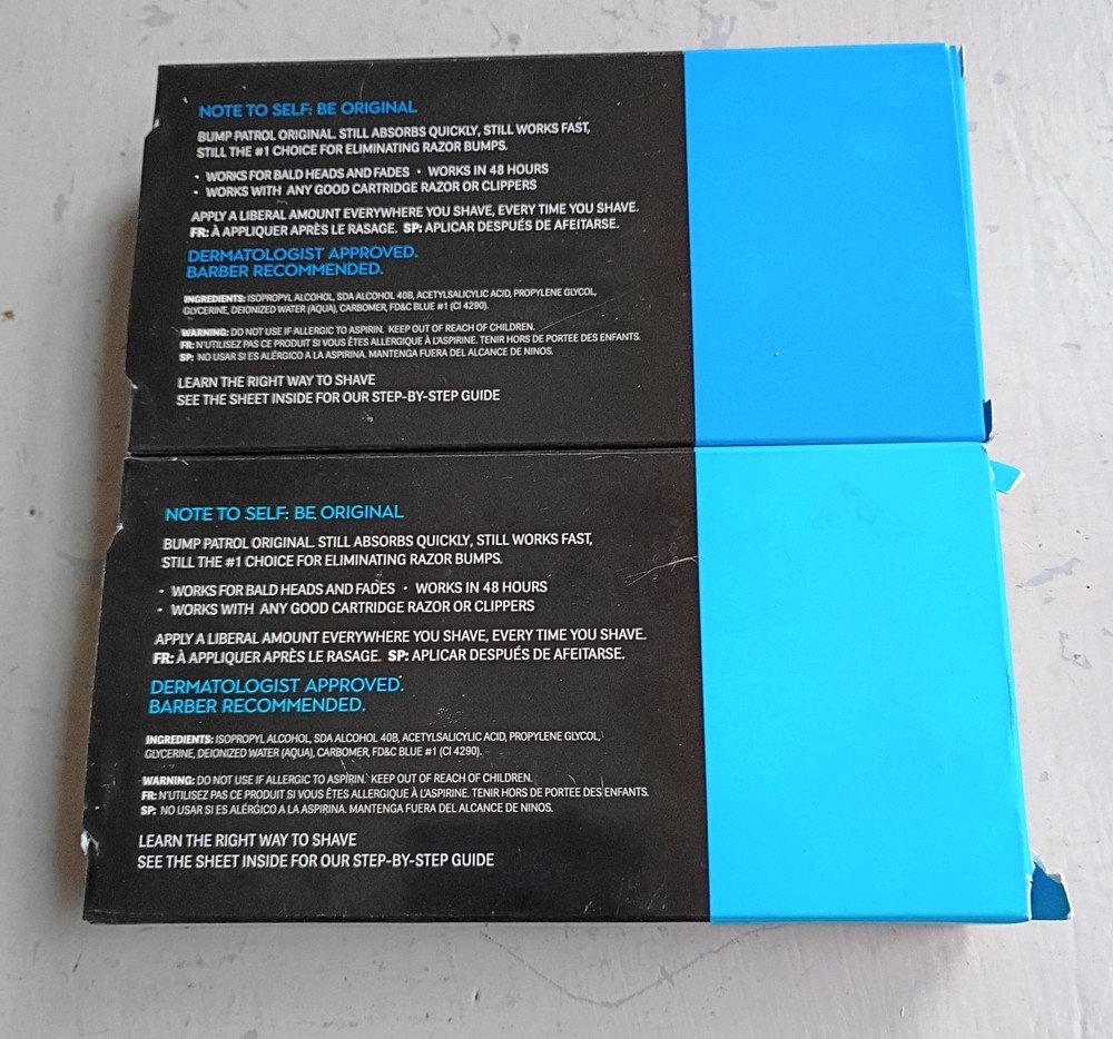 Bump Patrol Original After Shave Treatment 2 boxes 2 ounce
