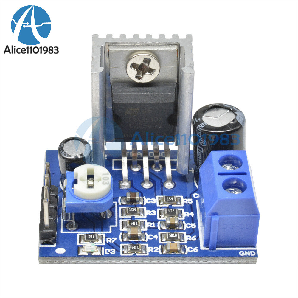 2PCS Power Supply TDA2030 Audio Amplifier Board Module TDA2030A 6-12V Single