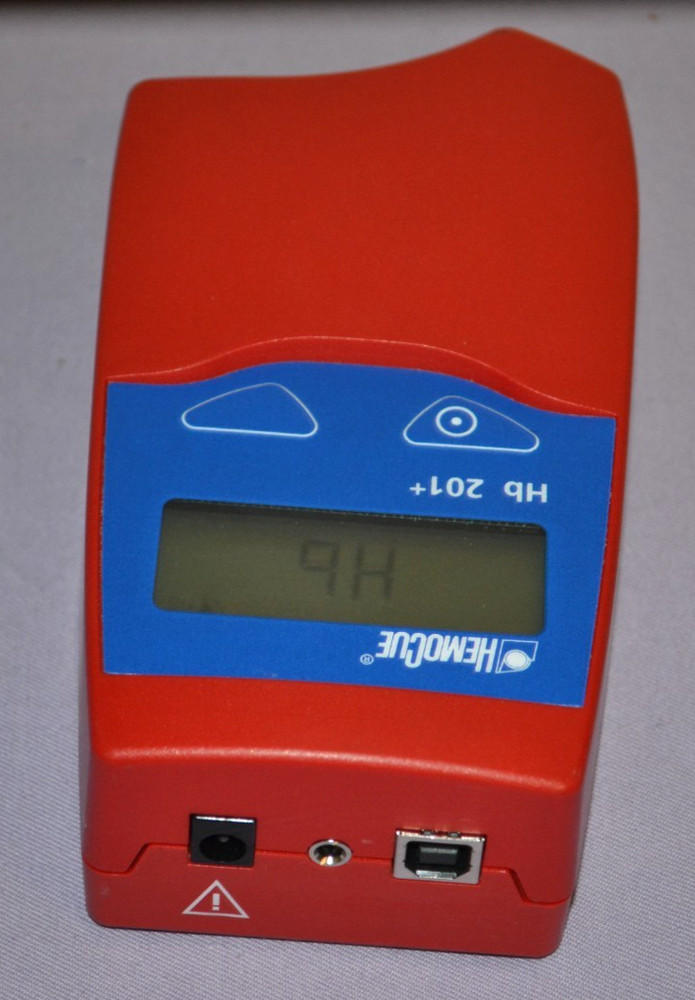 HemoCue Hb 201+ Plus Hemoglobin Blood System Analyzer -- Great Cond