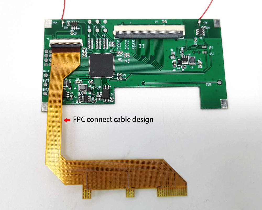 Touch Version Backlight High Light Brightness LCD Screen Kit For SEGA Game Gear