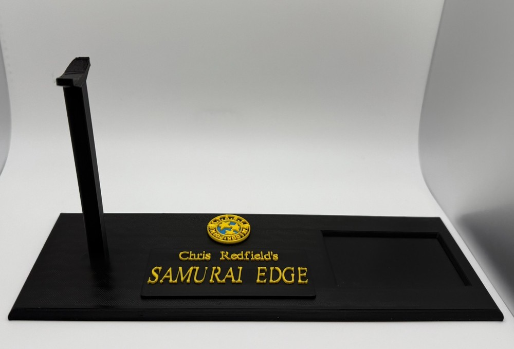 Resident Evil Samurai Edge Prop With Stand | Chris Redfield | 3D Printed