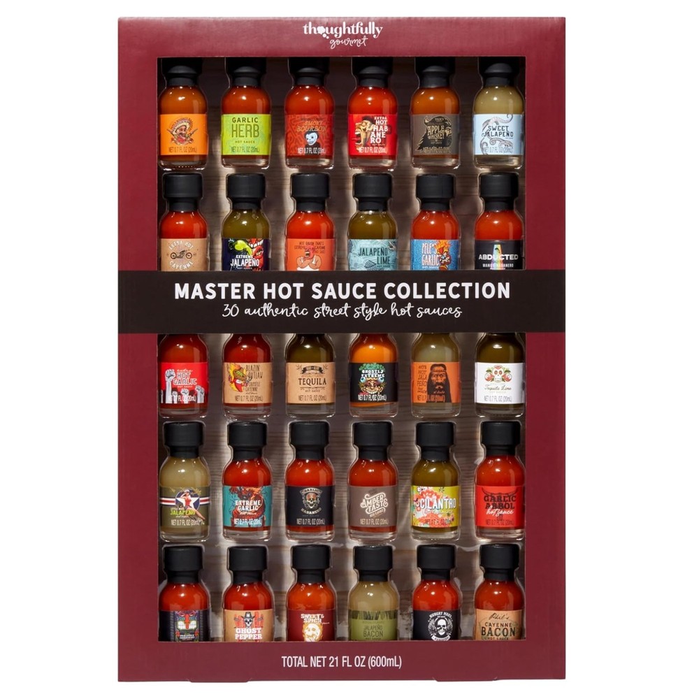 Mini Hot Sauce Collection Gift Pack, 30 Flavors