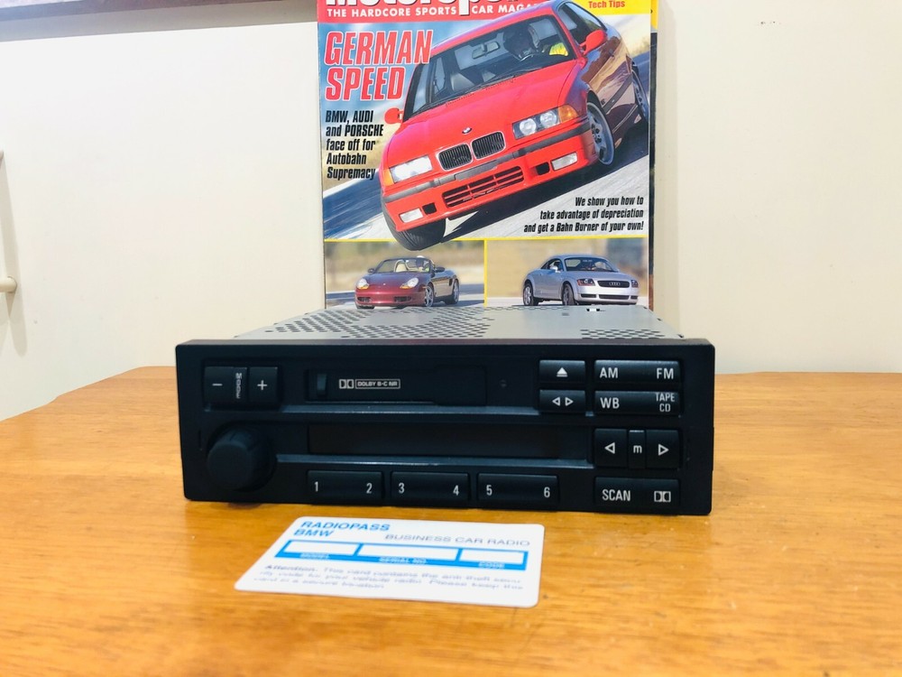 BMW C33 RADIO STEREO CASSETTE E36 318 323 328 E30 E31 E32 E34 540 840 M3 Z3 CODE