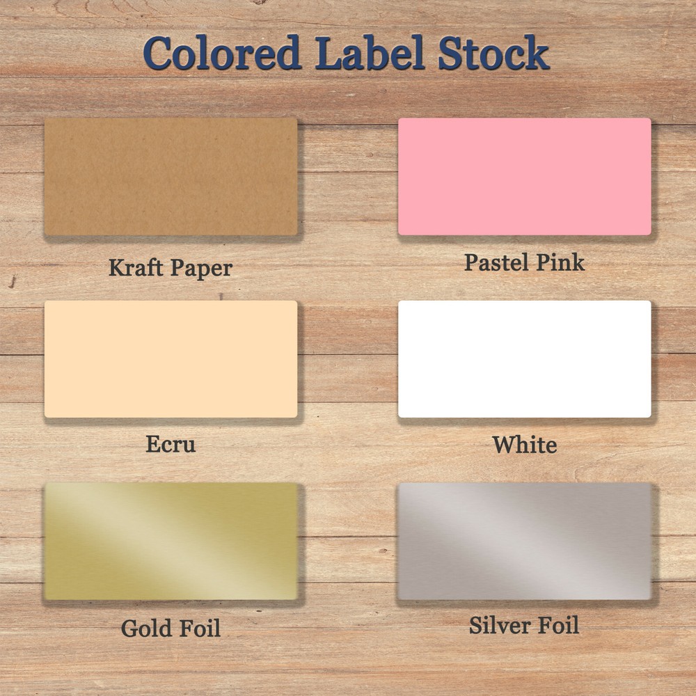 Sheet of 30 Personalized Plain Peel & Stick Printed Return Address Labels