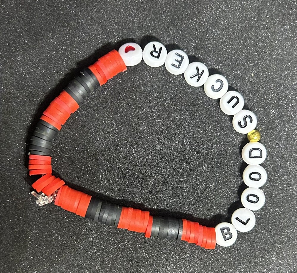 Blood Sucker (Vamp) Heishi Bracelet