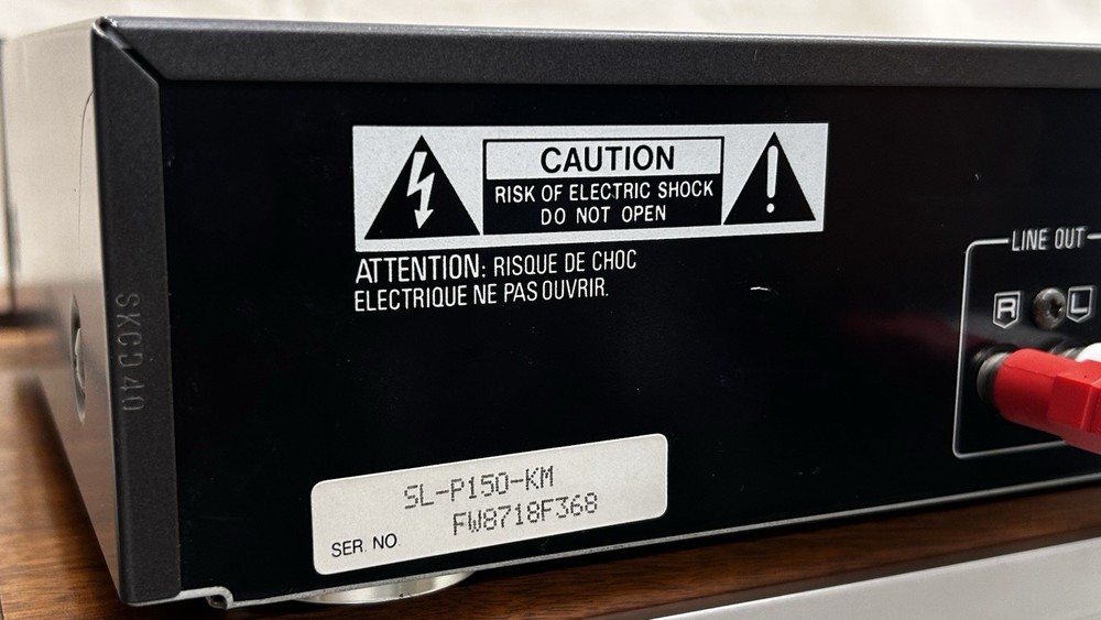 Vintage Technics SL-P150 Compact CD Disc Player tested 1988