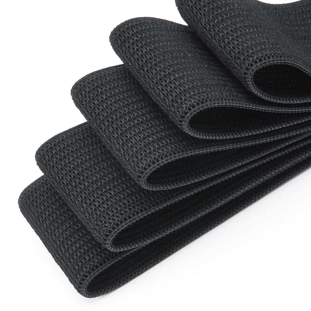20 Yards Sewing Knit Stretch Elastic Band Spool 1 inch Width Black