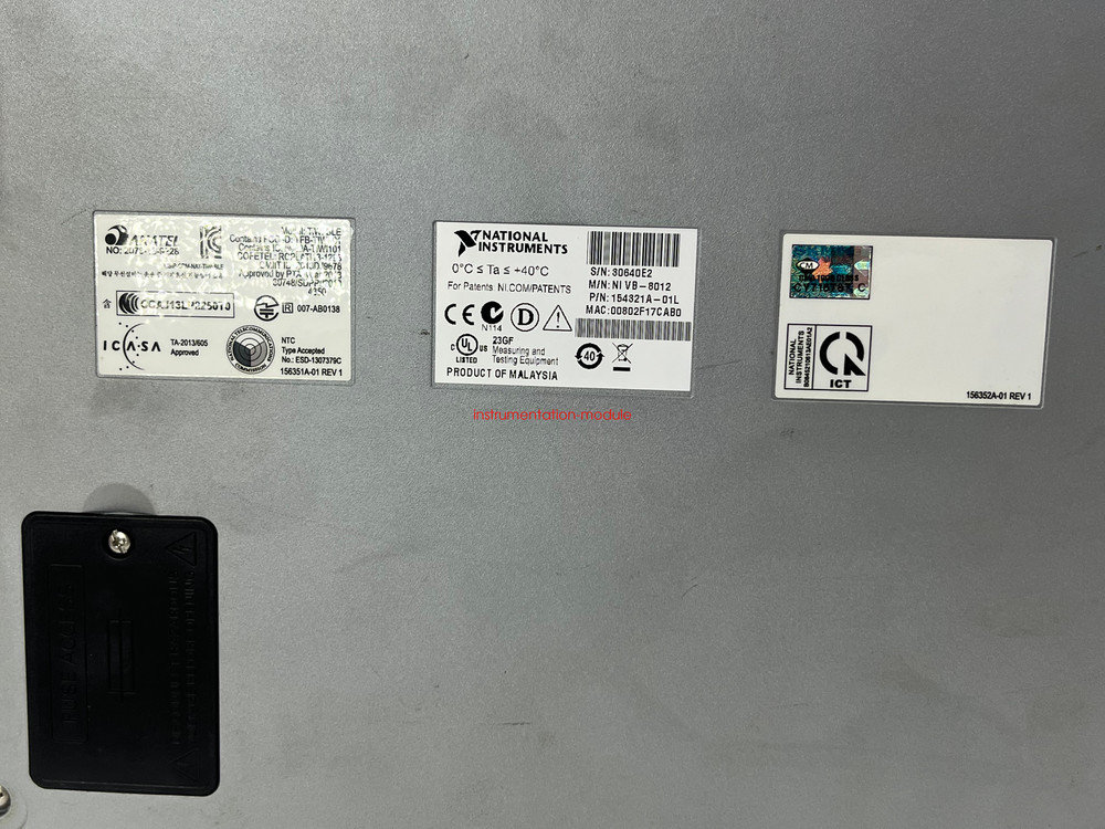 National Instruments NI VB-8012 VIRTUAL BENCH Test passed spot