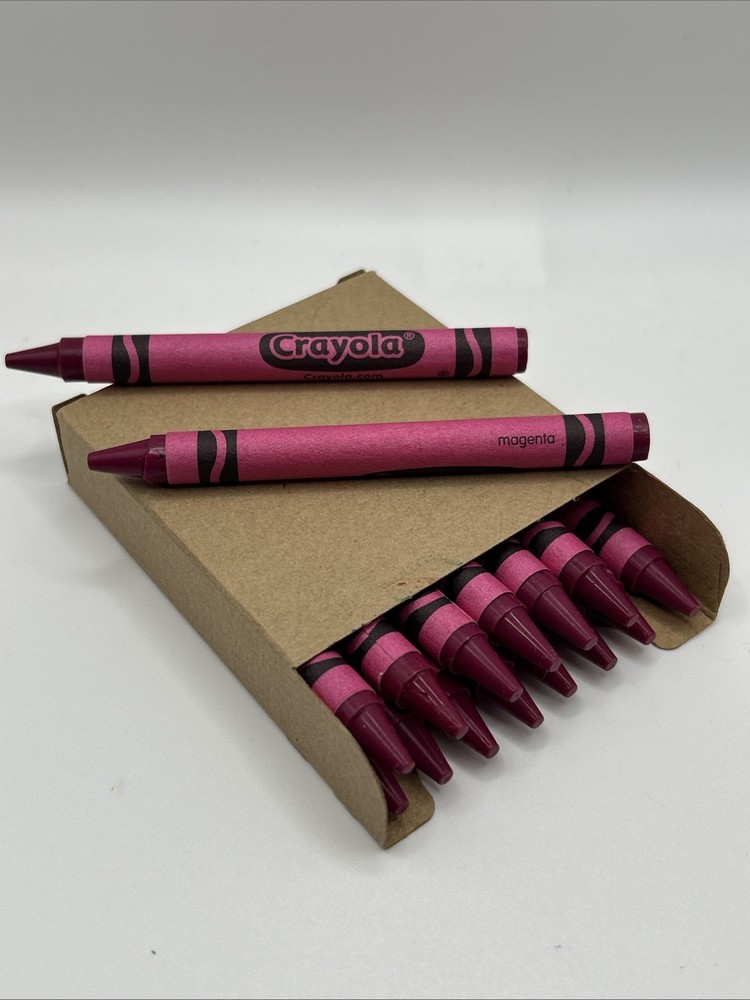 (16) Crayola Crayons (magenta) BULK