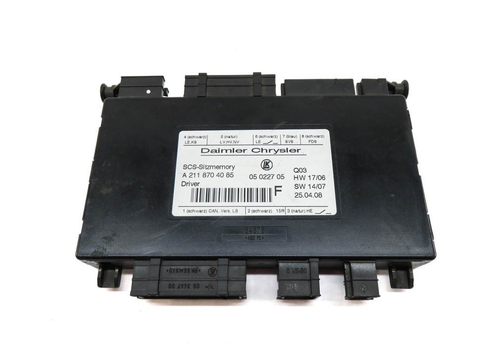 2008 MERCEDES GL450 (X164) LEFT FRONT DRIVER SEAT CONTROL MODULE