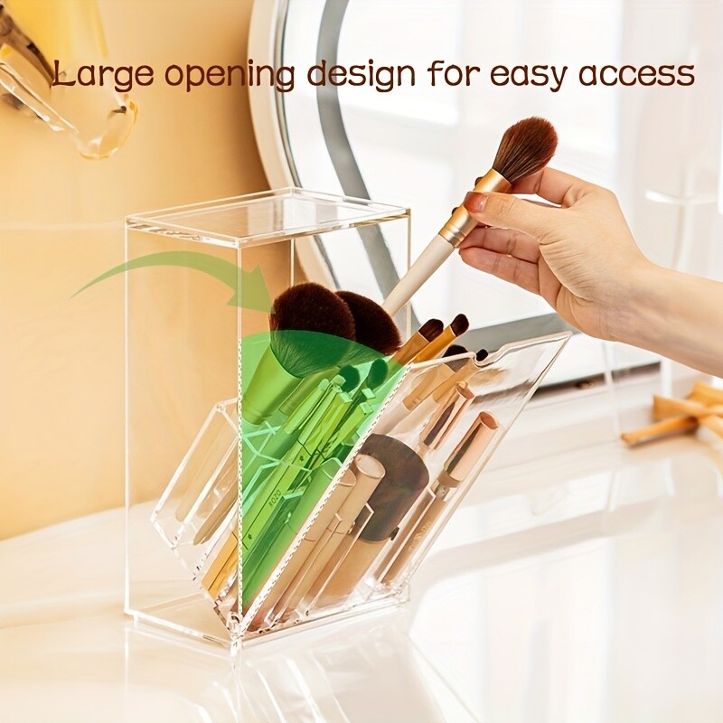 Adjustable Acrylic Makeup Brush Holder