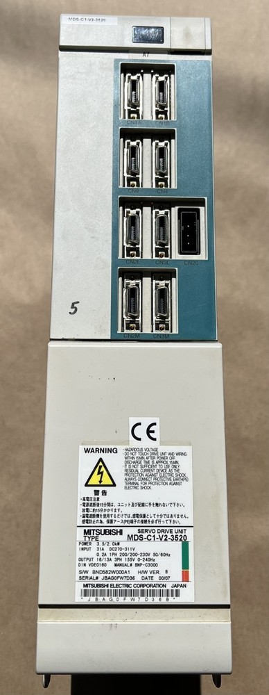 MITSUBISHI TYPE MDS-C1-V2-3520 SERVO DRIVE UNIT
