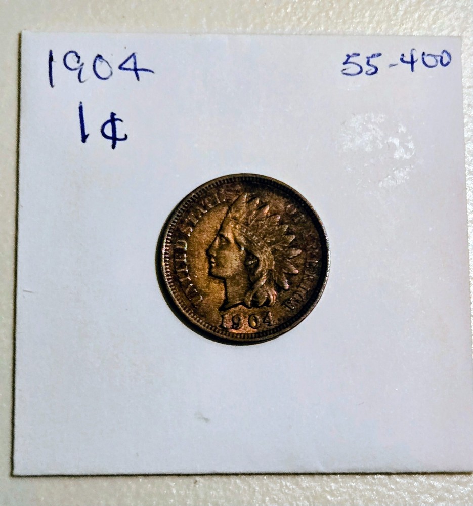 1904 Indian Head Wheat Cent