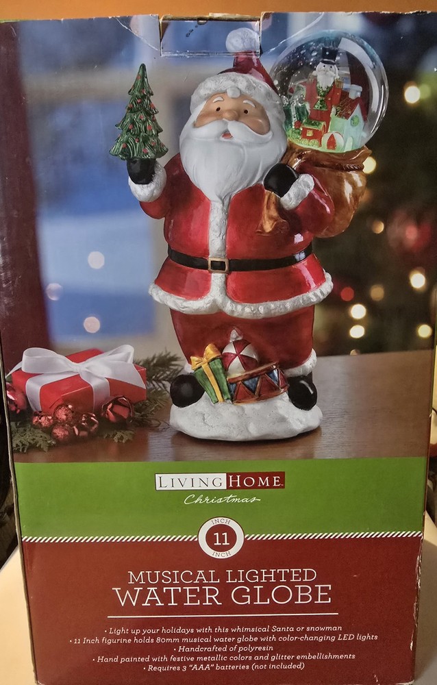 Musical Santa Water Globe