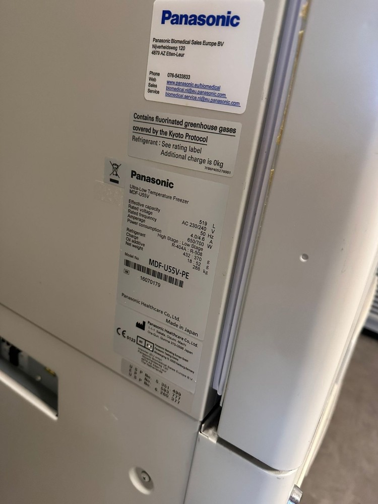 Ultra Low Freezer (-80C) – Sanyo / Panasonic multiple available
