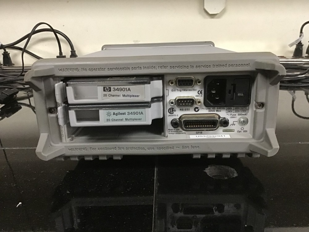 Agilent 34970A Data Acquisition Switch Unit + 2x 34901A