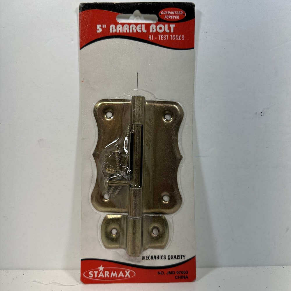 Starmax 5” Barrel Bolt Hi-Test Tools