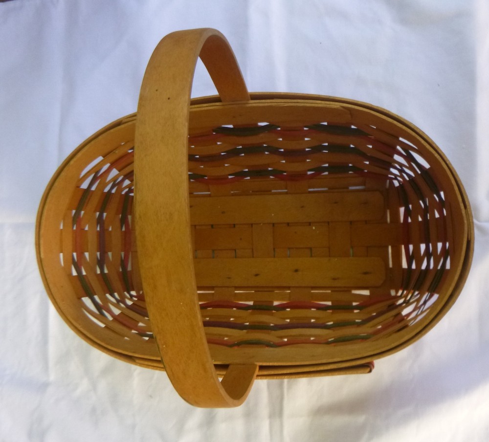 LONGABERGER Woven Easter Collection Basket handle 1997