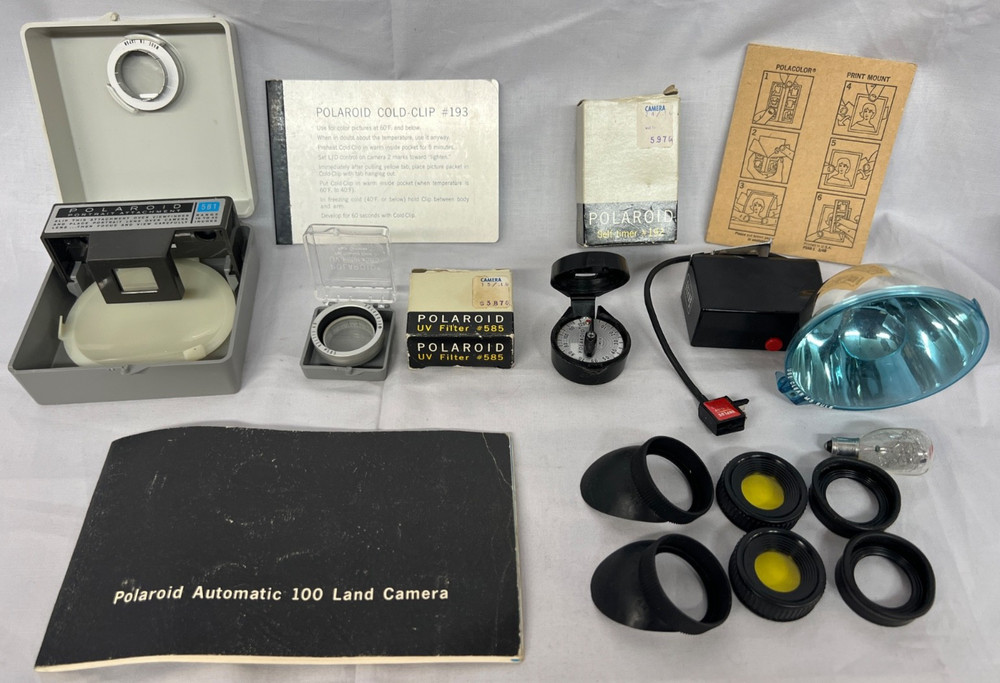 Vintage POLAROID Land Camera  Accessories