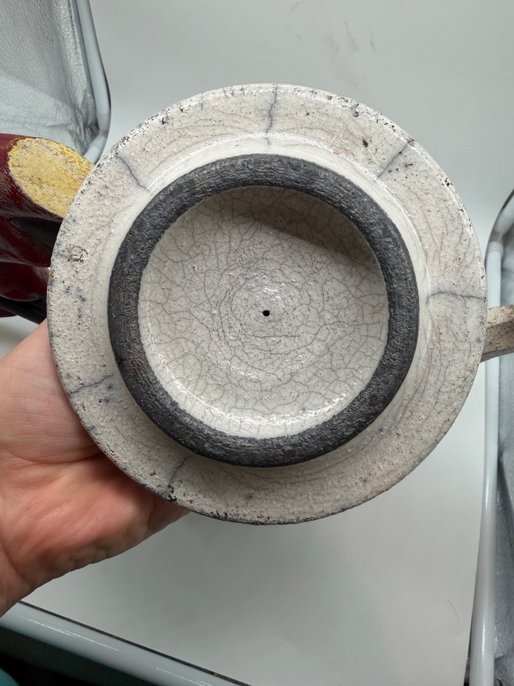 1994 Studio Art Pottery John Ransmeier Signed Ceramic Teapot