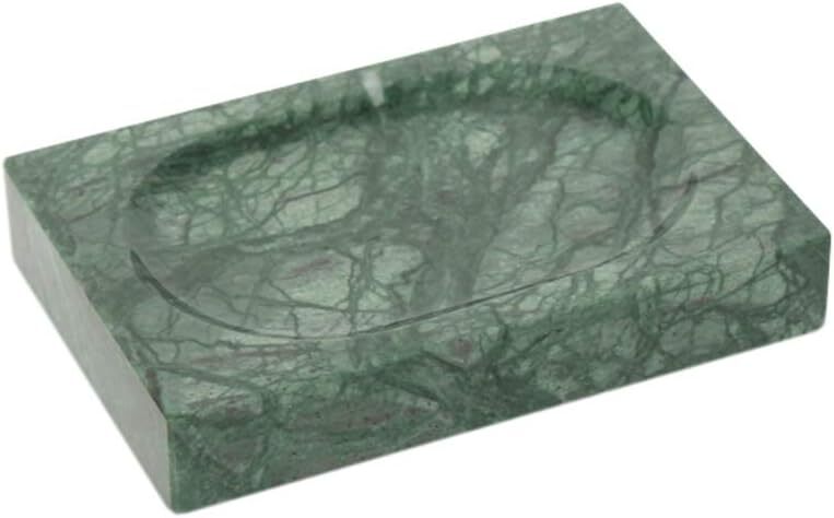 Classic Natural Marble Soap Holder Bathroom Balcony Laundry Pool Brown