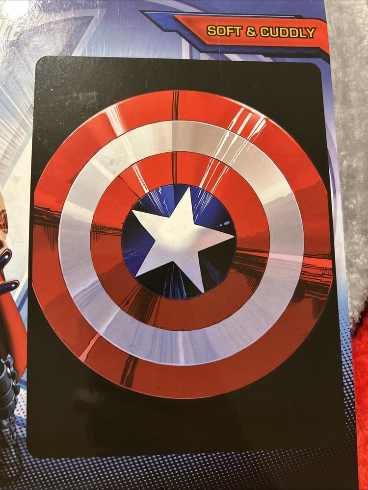 Marvel Avengers Soft Plush Throw NWTs 40”x50”Captain America Shield
